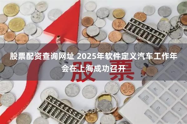 股票配资查询网址 2025年软件定义汽车工作年会在上海成功召开
